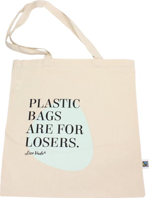 Ecco Verde "No plastic" Cotton Bag  - 1 Pc