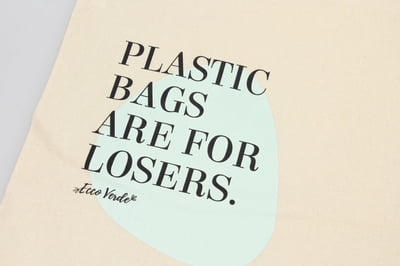 Ecco Verde "No plastic" Cotton Bag  - 1 Pc