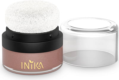 Inika Mineral Blush Puff Pot - Rosy Glow Inika Mineral Blush Puff Pot - Rosy Glow