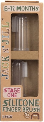 Jack N Jill Silicone Finger Toothbrush (Stage 1) - 2 Pcs