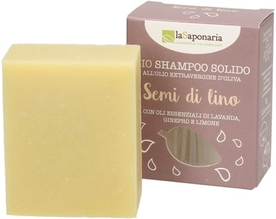 La Saponaria Hair Soap with Linseed Oil  - 100 g