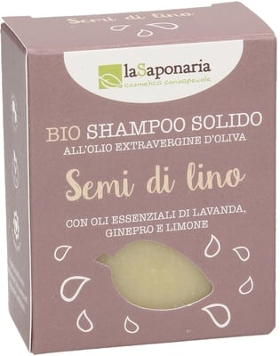 La Saponaria Hair Soap with Linseed Oil  - 100 g